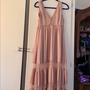 Blush Pink Maxi Dress